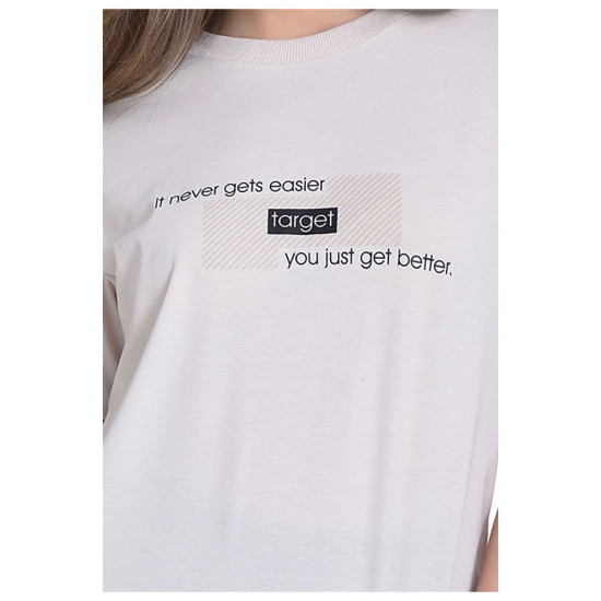 Target Γυναικεία κοντομάνικη μπλούζα T-Shirt Single Jersey "Better"